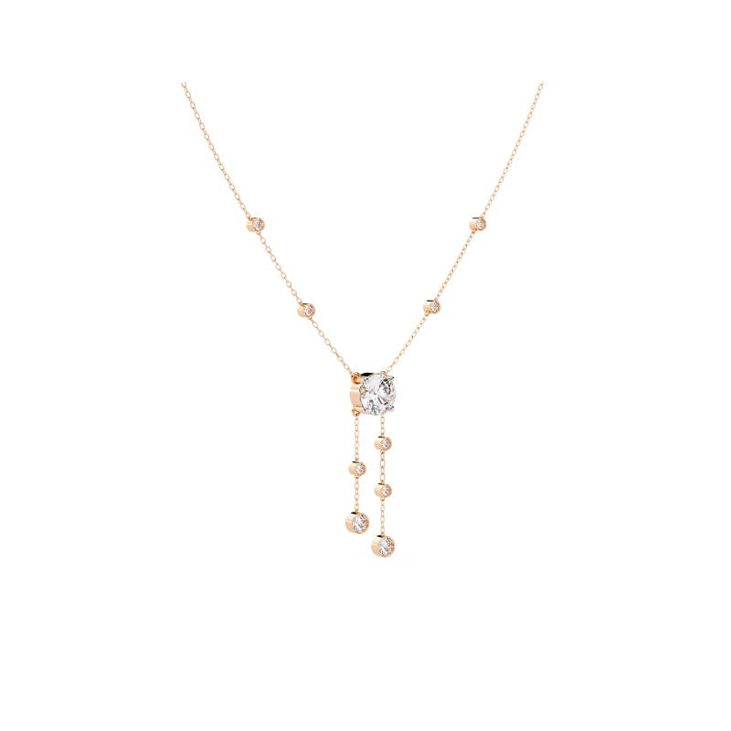 Starlit Cascade Diamond Necklace