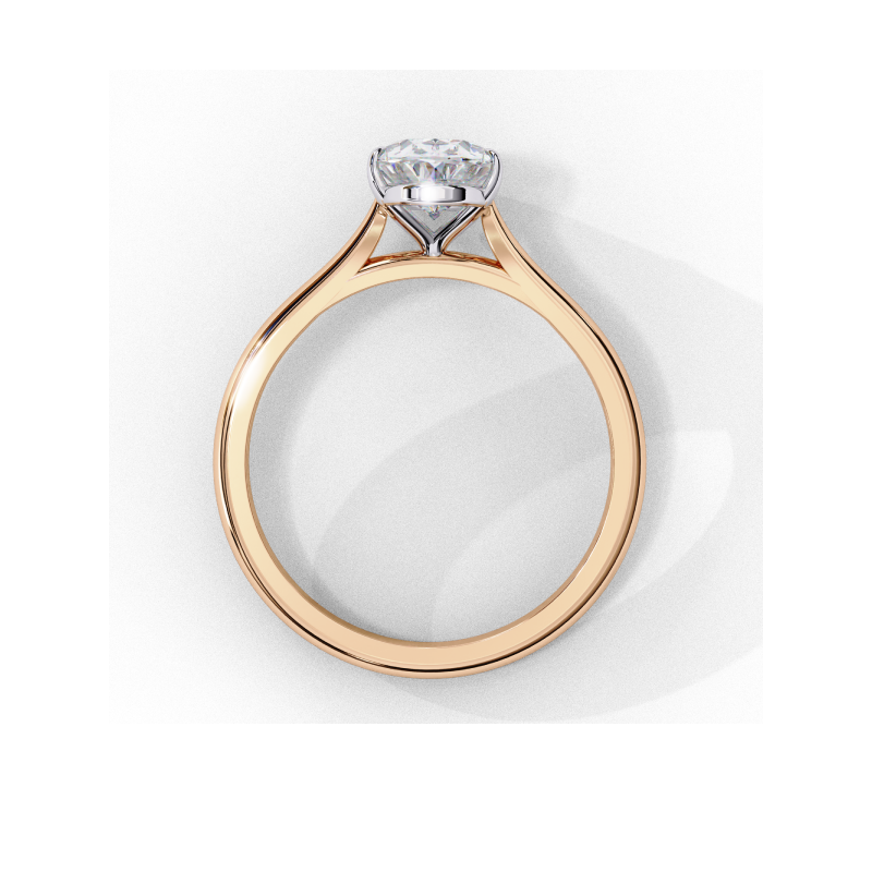 Celestia Oval Solitaire Ring