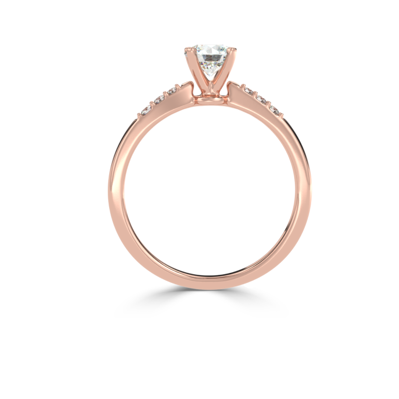 Elysia Diamond Solitaire Ring