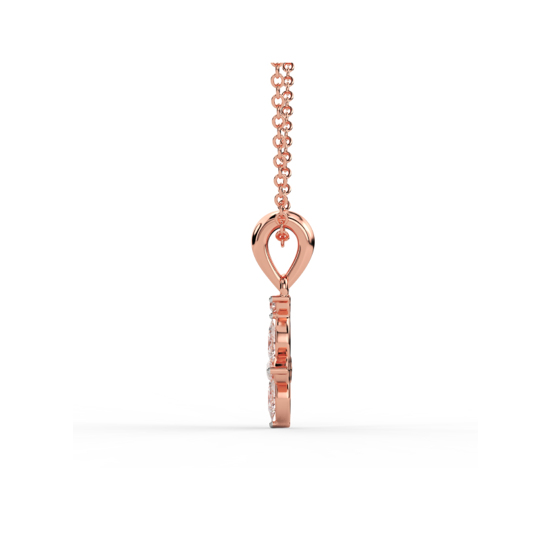 Celestial Bloom Diamond Pendant