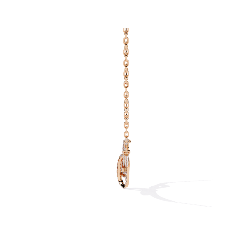 Graceful Bow Diamond Necklace