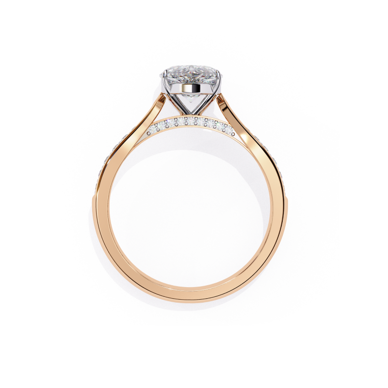 Aurora Teardrop Ring