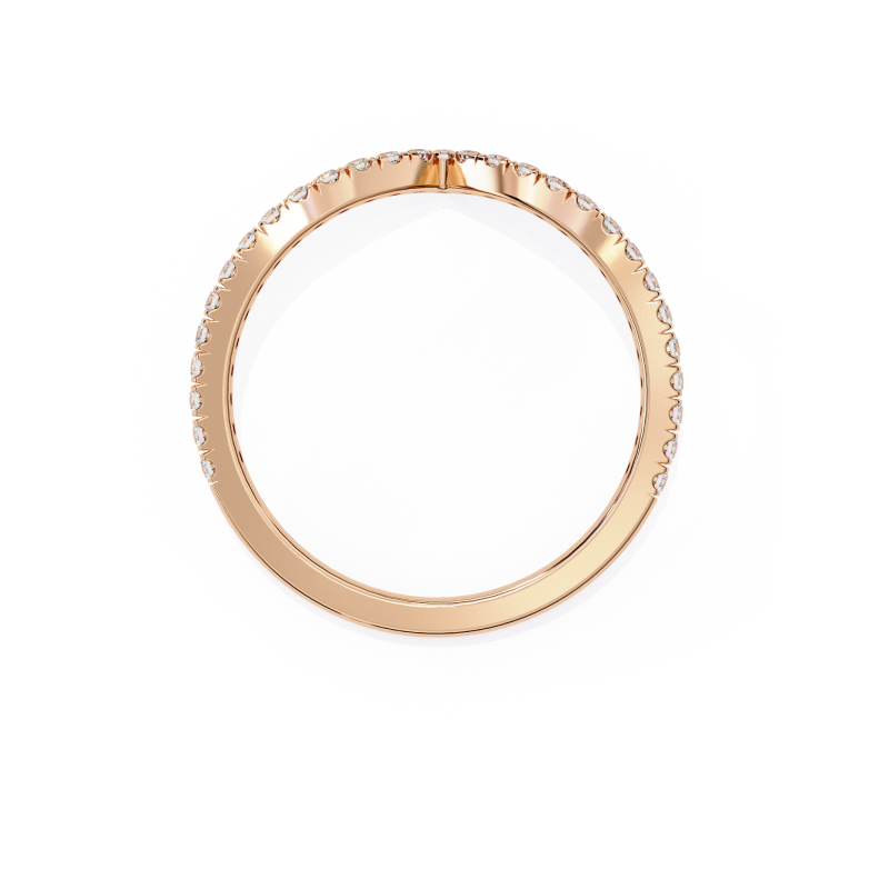 Celestial V-Contour Ring