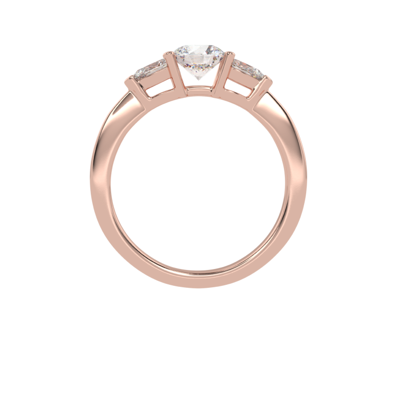 Lumia Three-Stone Diamond Ring