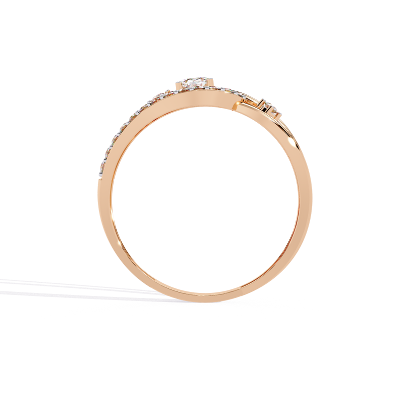 Ethereal Link Oval Diamond Ring