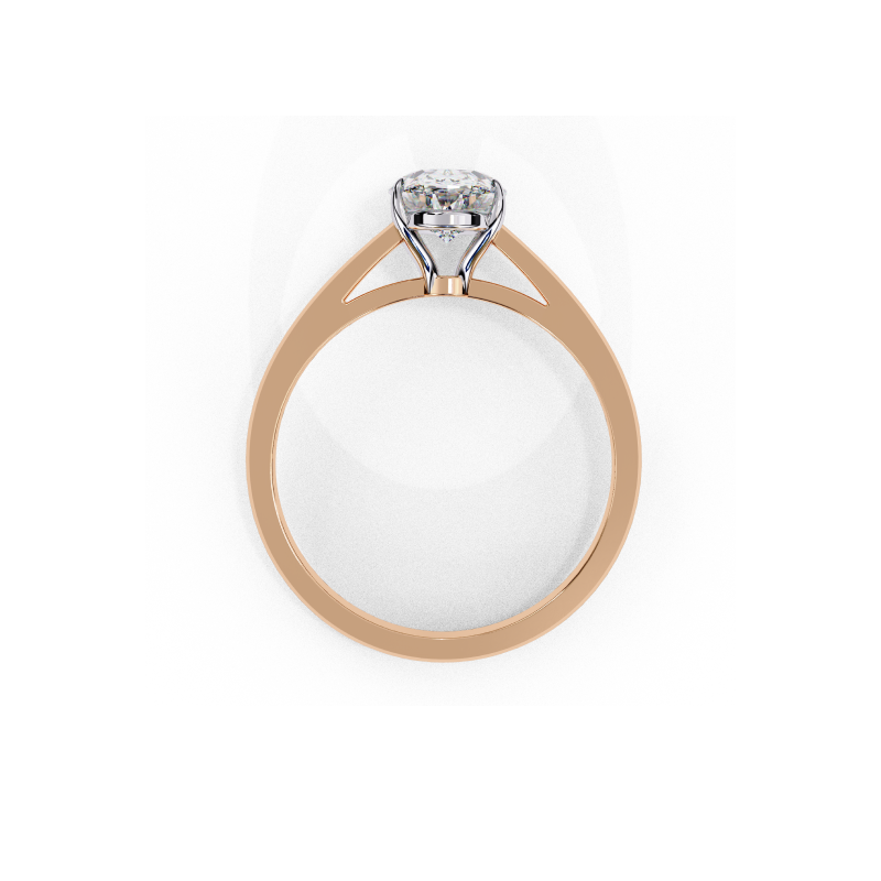 Elegant Oval Solitaire