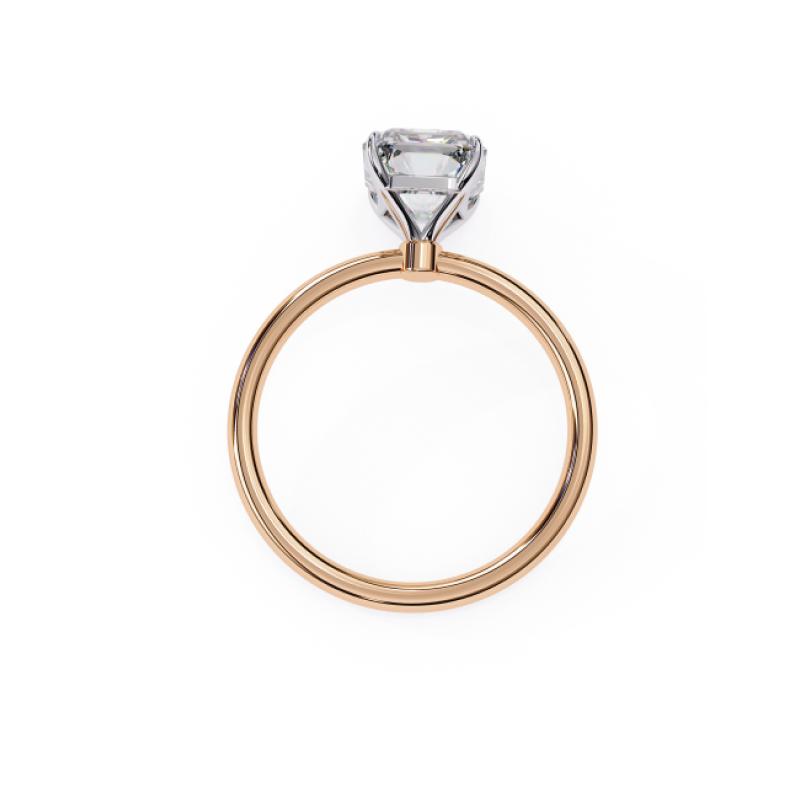 Celeste Radiant Solitaire Ring