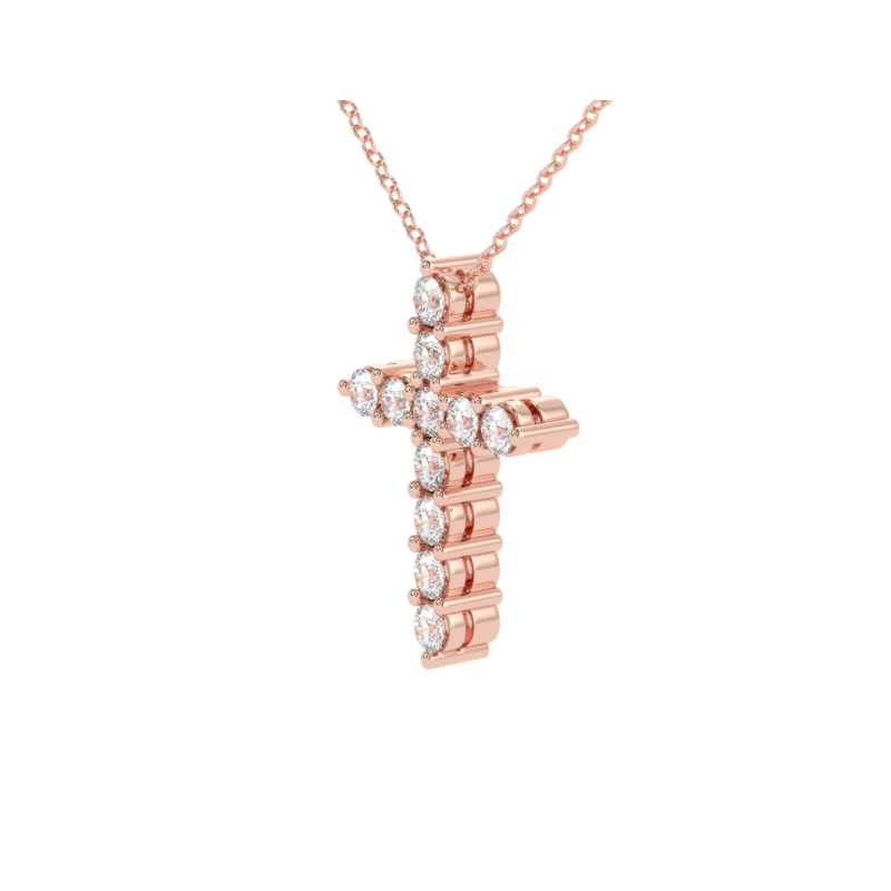 Radiant Faith Diamond Cross Pendant