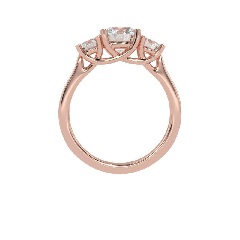 Aurelia Three-Stone Diamond Ring