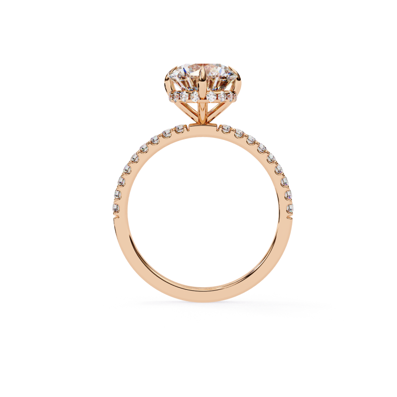 Celestial Round Brilliant Ring