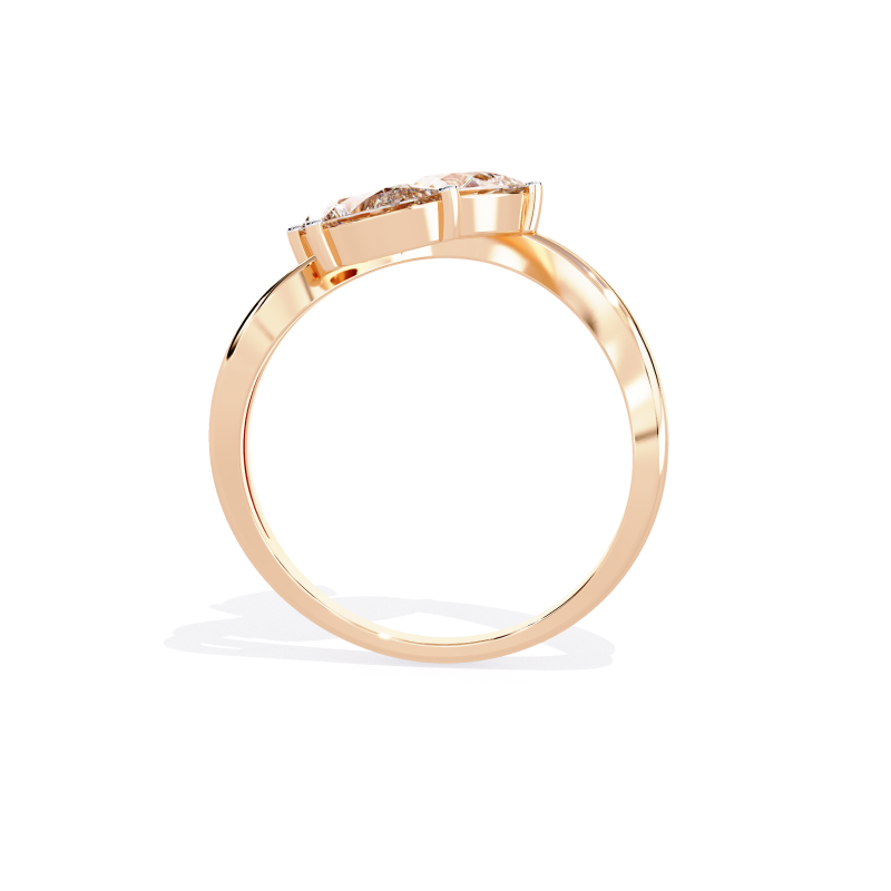 Trinity Blossom Diamond Ring