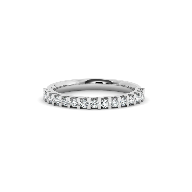 Lustrous Eternity Ring
