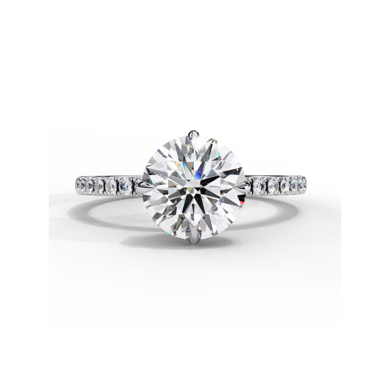 Celestial Round Brilliant Ring