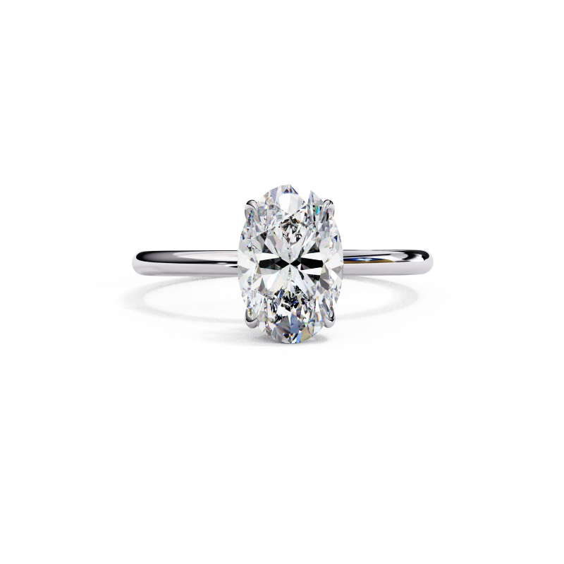Celeste Oval Solitaire Ring