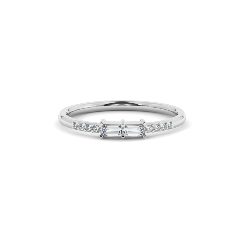 Radiant Baguette Harmony Ring