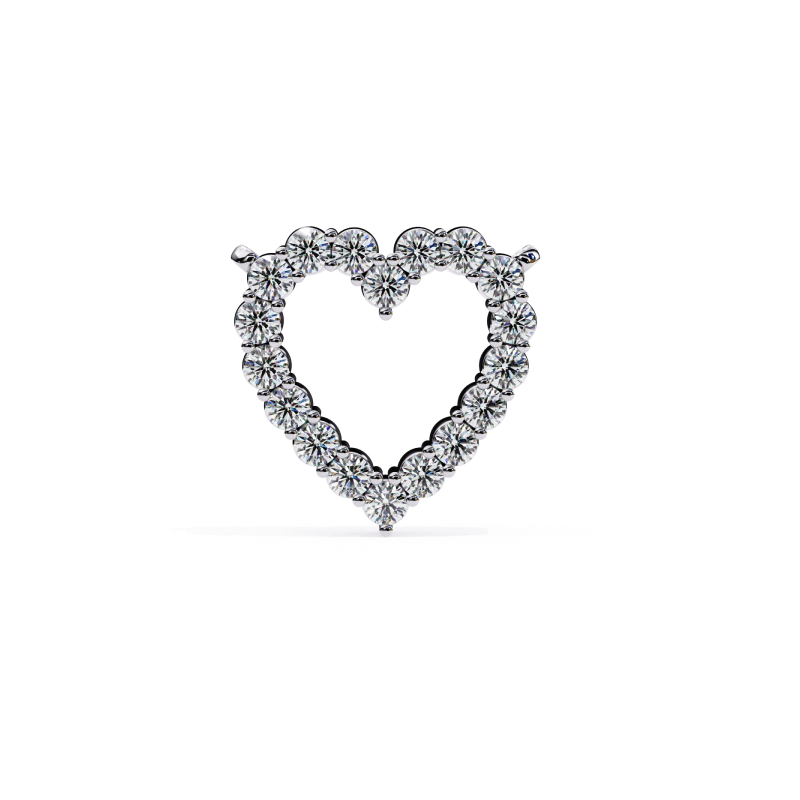 Eternal Love Diamond Heart Necklace