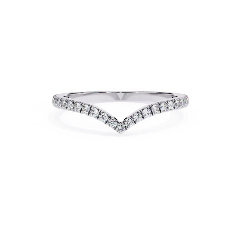Celestial V-Contour Ring