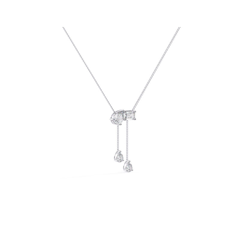 Celestial Drizzle Diamond Drop Necklace