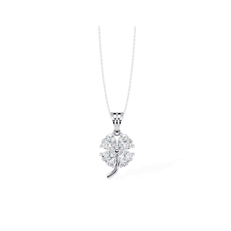 Lucky Bloom Diamond Pendant