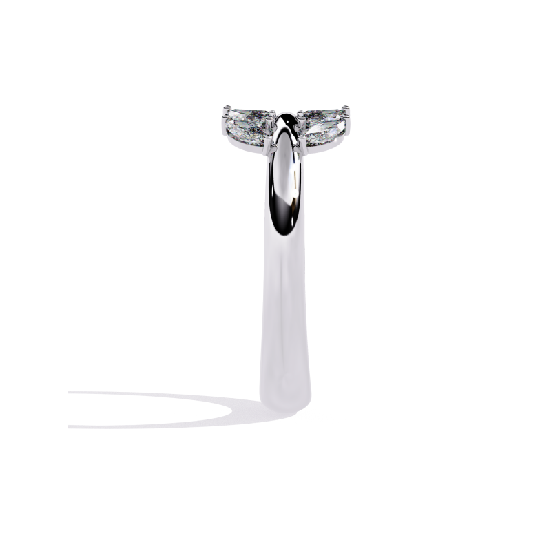 Elysian Leaf Diamond Ring