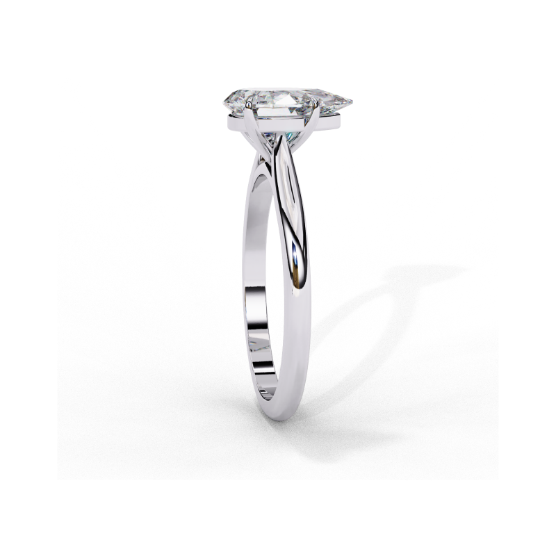 Luminara Pear Solitaire Ring
