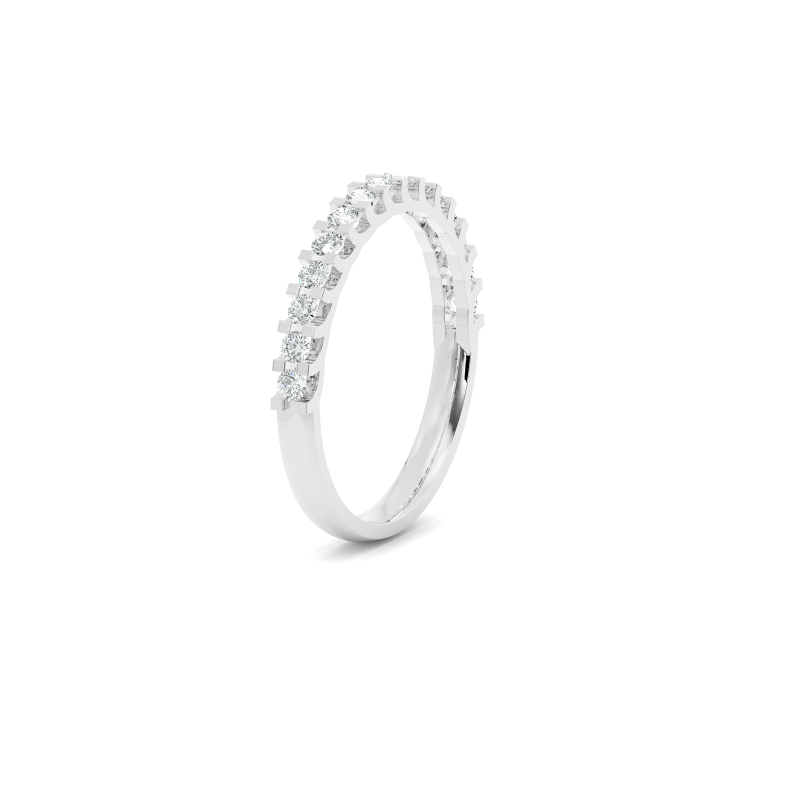 Lustrous Eternity Ring