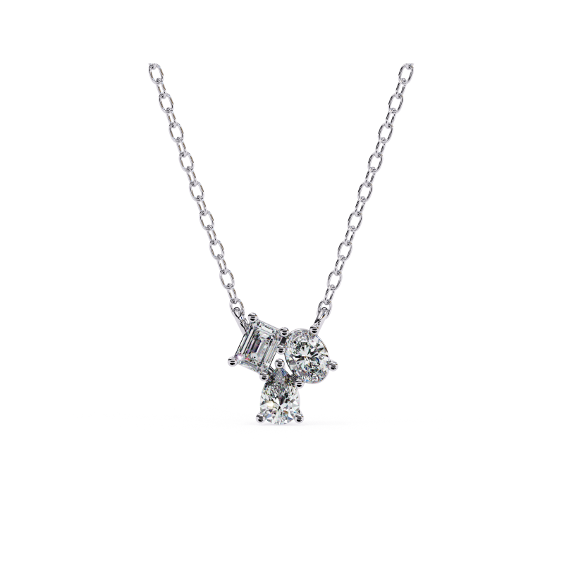 Trio Harmony Diamond Pendant