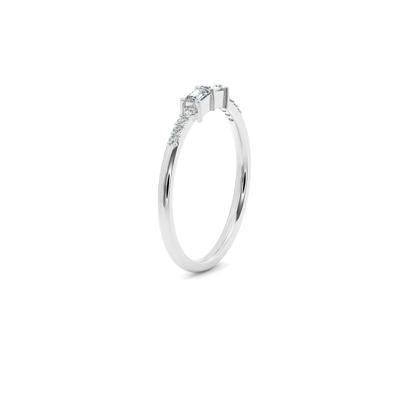 Radiant Baguette Harmony Ring