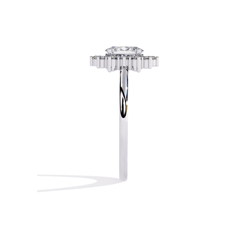 Timeless Bloom Halo Ring