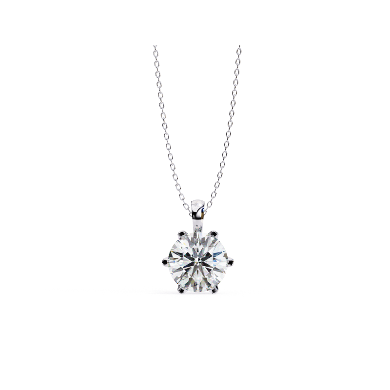 Eternal Radiance Solitaire Pendant