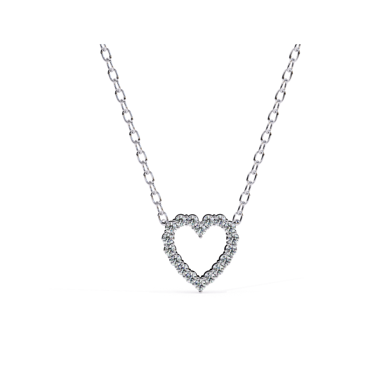 Eternal Love Diamond Heart Necklace