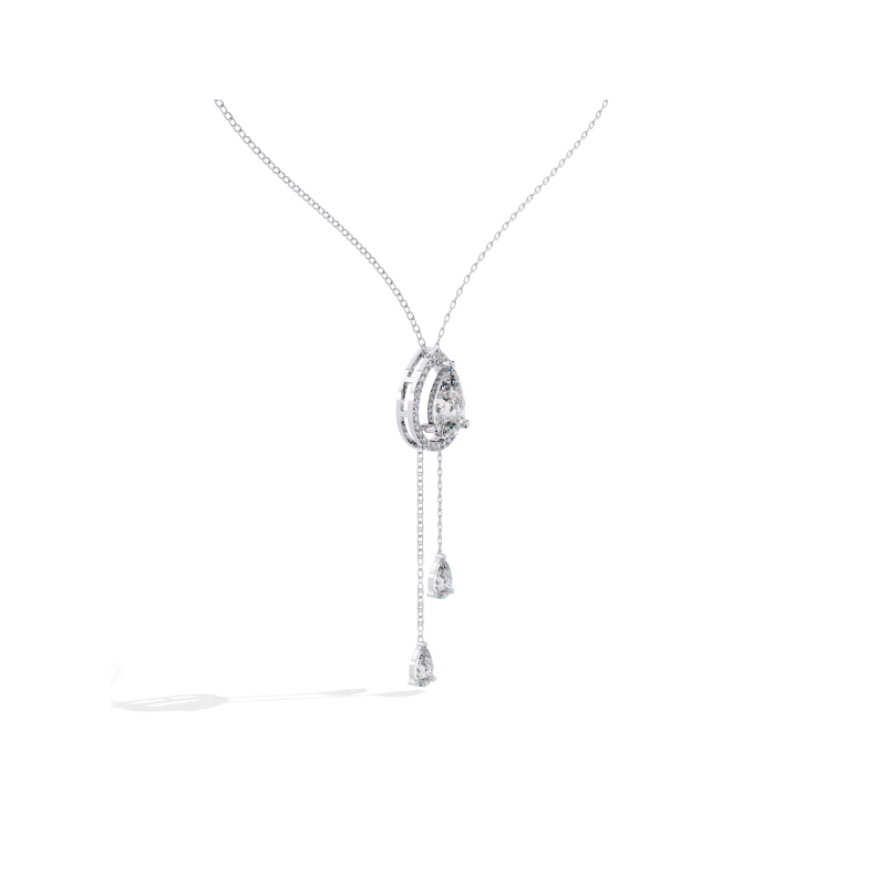 Celestial Drop Diamond Necklace