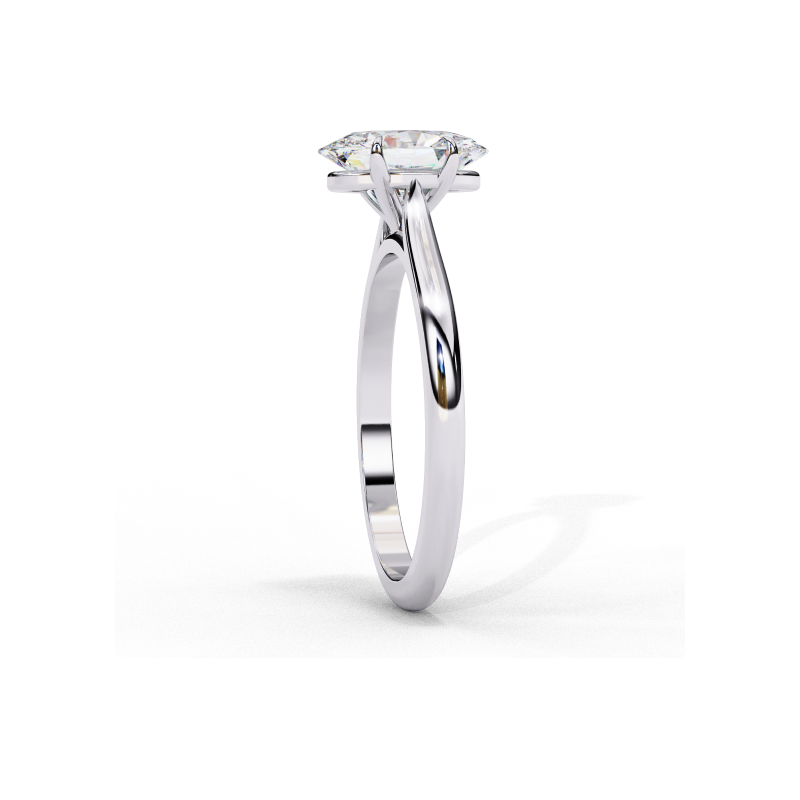 Celestia Oval Solitaire Ring