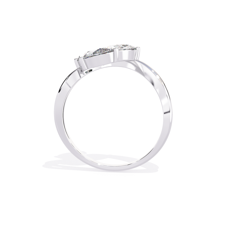 Trinity Blossom Diamond Ring