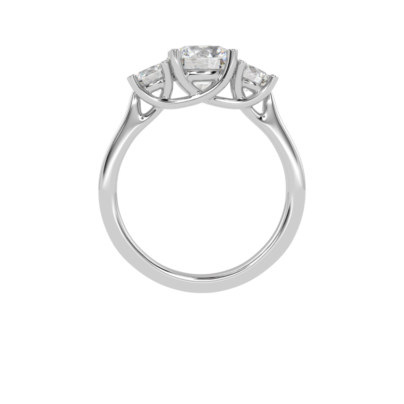 Aurelia Three-Stone Diamond Ring