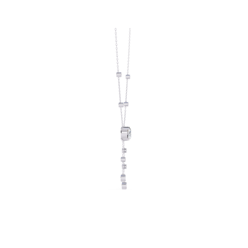 Starlit Cascade Diamond Necklace