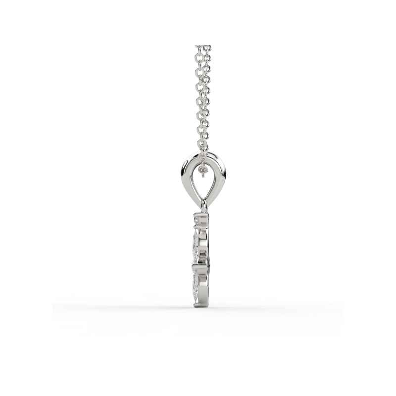 Celestial Bloom Diamond Pendant