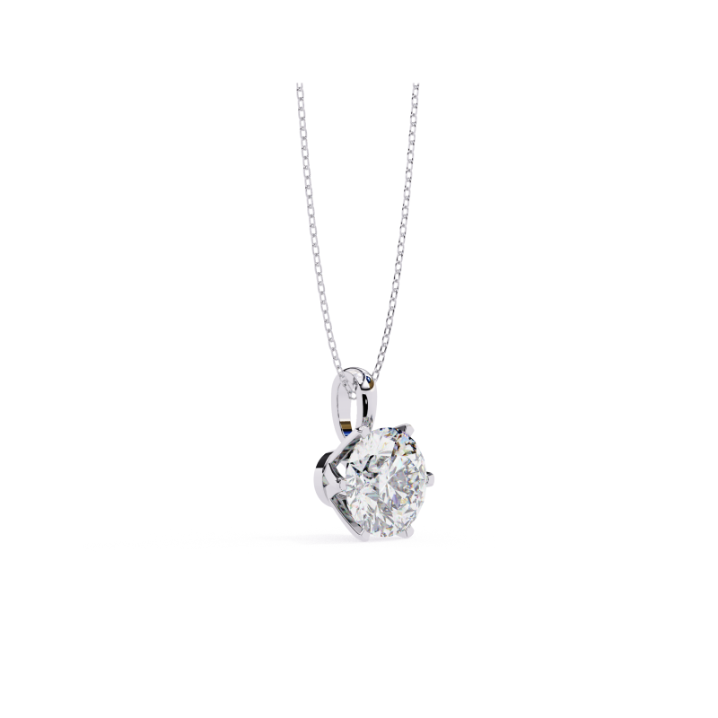 Eternal Radiance Solitaire Pendant
