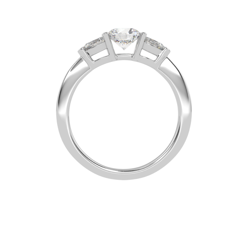 Lumia Three-Stone Diamond Ring