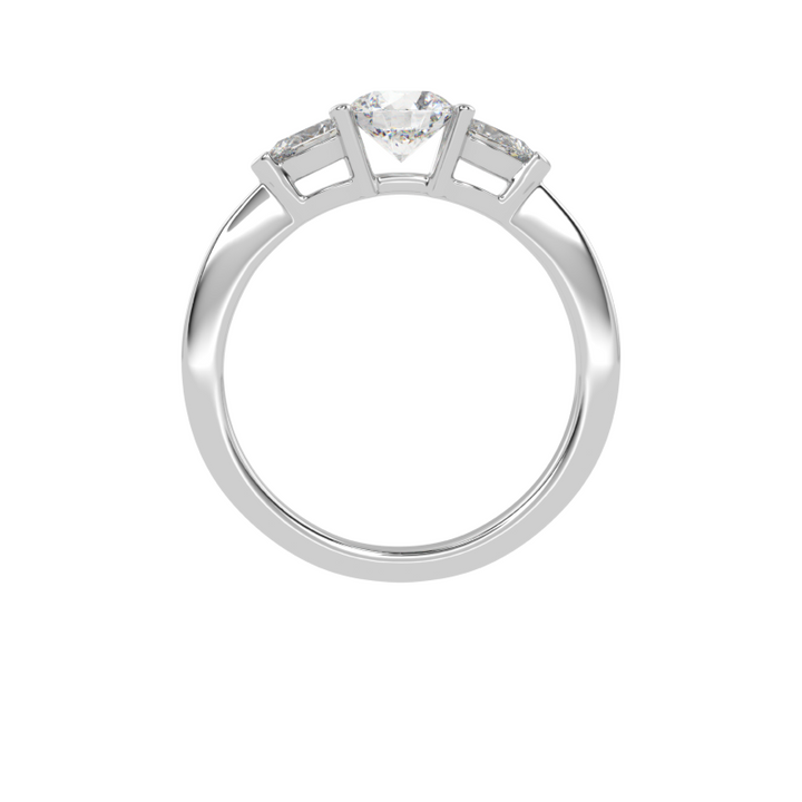 Lumia Three-Stone Diamond Ring