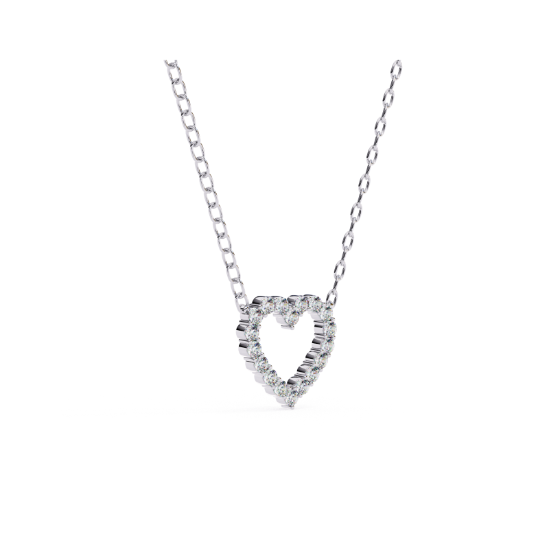 Eternal Love Diamond Heart Necklace