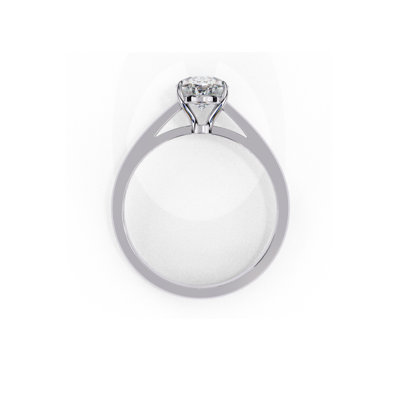 Elegant Oval Solitaire