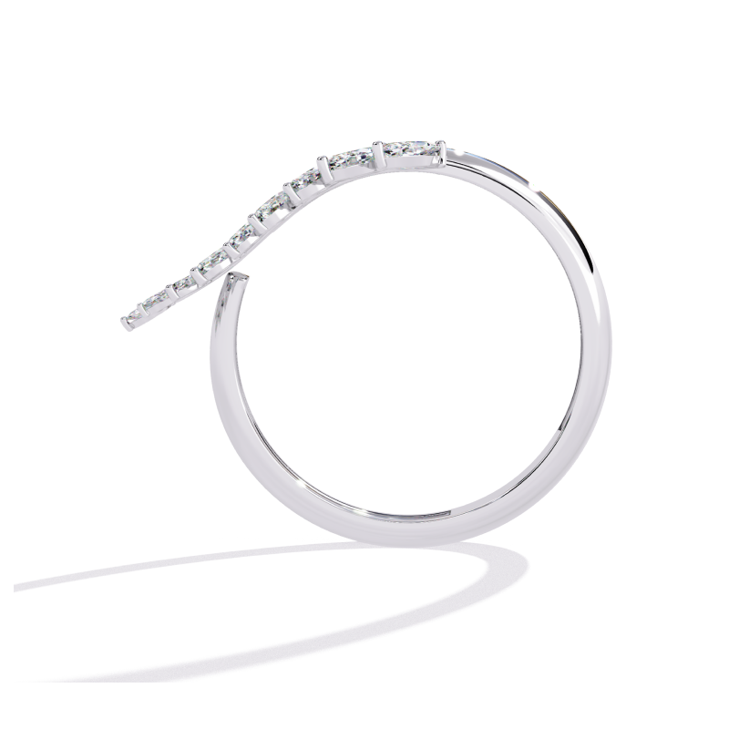 Elysian Leaf Diamond Ring