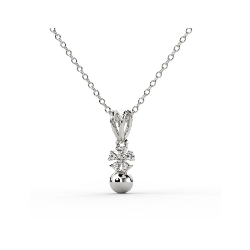 Divine Charm Diamond Pendant