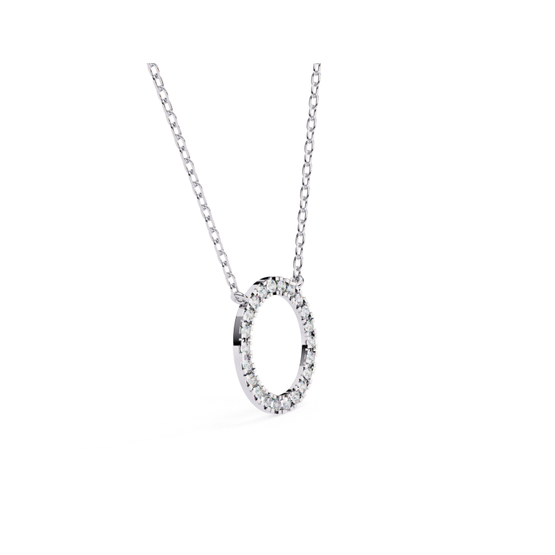 Eternal Circle Diamond Pendant