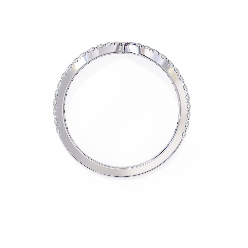 Celestial V-Contour Ring
