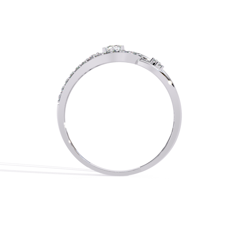 Ethereal Link Oval Diamond Ring