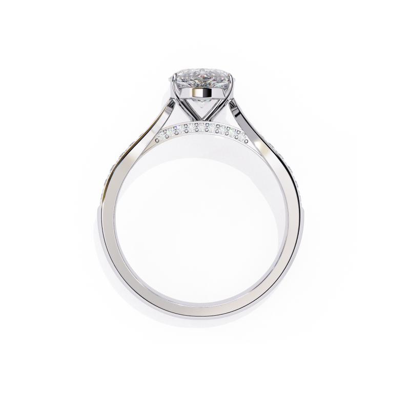 Aurora Teardrop Ring