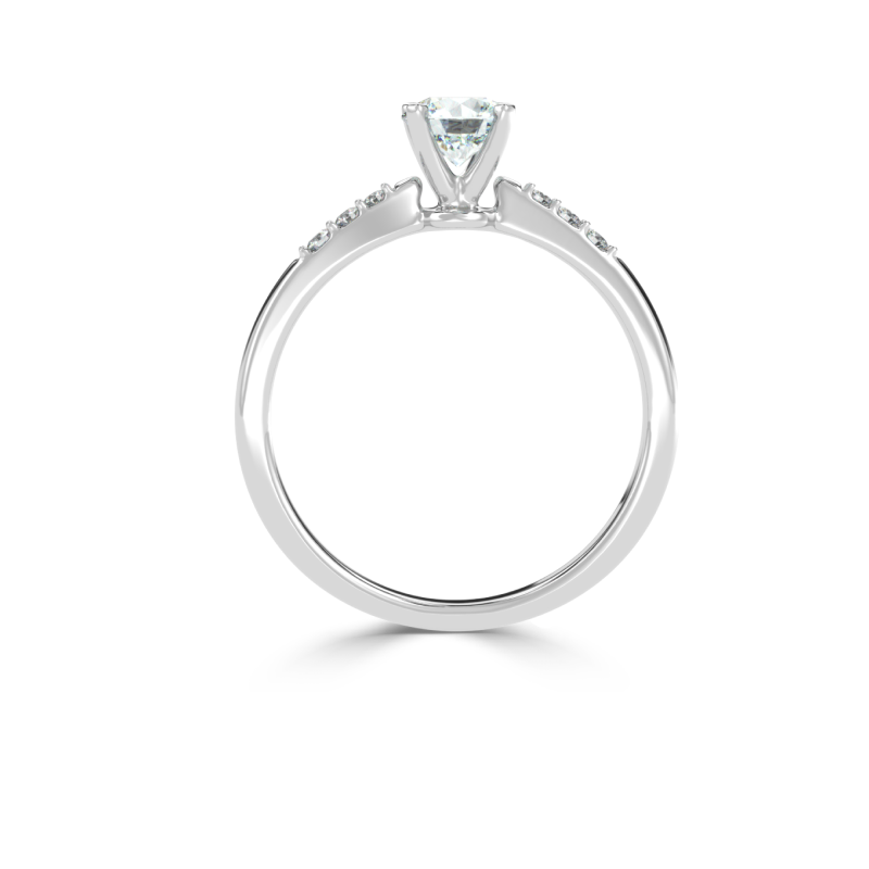 Elysia Diamond Solitaire Ring