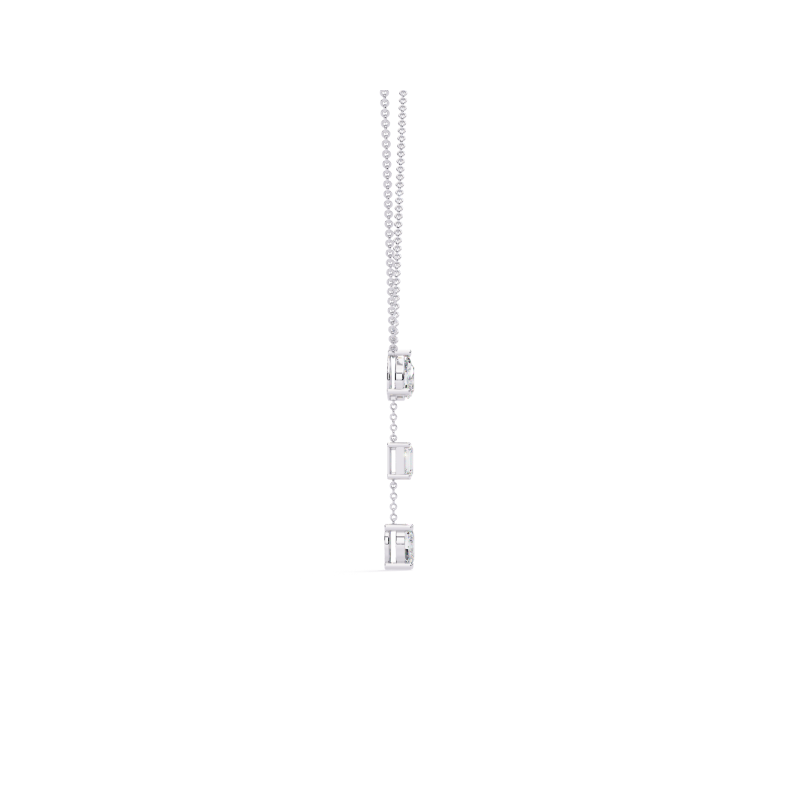 Celestial Cascade Diamond Drop Necklace